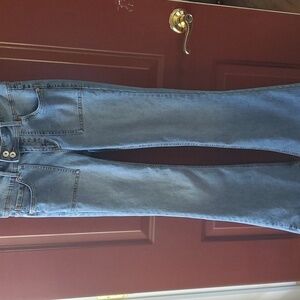 No Boundaries Juniors denim flare jeans size 7 inseam 30.5